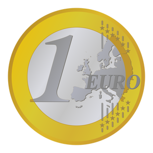 Jedno euro mince