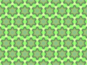 Background pattern with green flowers
