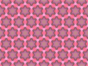 Background pattern with pink stars