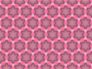 Repeating pink stars background in trendy retro 2000s design