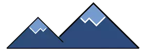 Snow mountain minimal icon