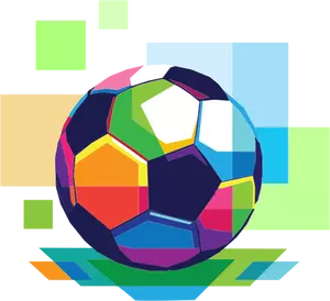 Geometrische Fußball