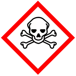 GHS pictogram for toxic substances