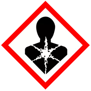 Piktogram for stoffene farlig for helse