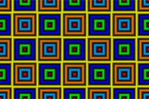 Colored seamless squares