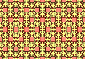 Background pattern with pink squares