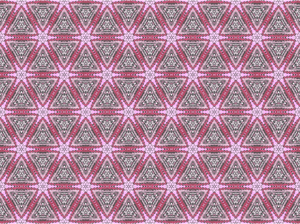 Knitted triangles in seamless pattern