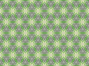 Patrón de fondo con triángulos verdosos