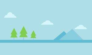 Simple nature banner