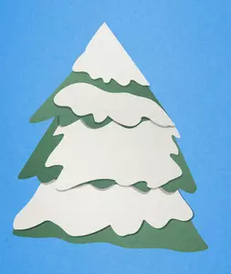 Weihnachtsbaum-Papier
