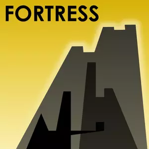 Fortress vector poster