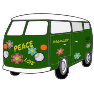 Mobil Hippie Van