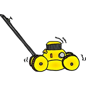Lawnmower cartoon clip art
