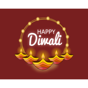 Szczęśliwa kartka z życzeniami Diwali 2