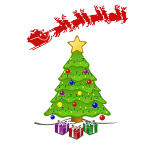 339 Christmas tree free clipart | Public domain vectors