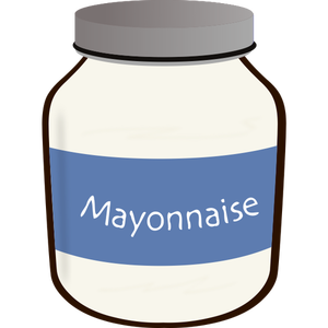 Mayonnaise-Glas