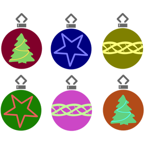 Set bauble albero di Natale