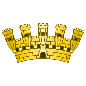 Het wapenschild van Malta van het kasteel