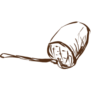Acorn нарисованное вручную изображение