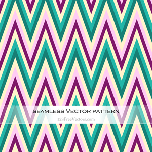 Naadloze Zigzag patroon Vector achtergrond
