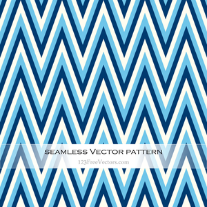 Blue And White Chevrons
