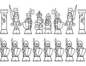 Chess soldiers