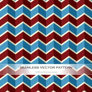 Retro pattern with blue and crimson stripes