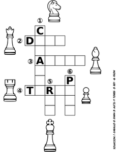 Puzzle cu piese de şah