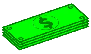 Dollar banknotes vector image