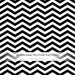 Zigzag patroon van zwart-wit