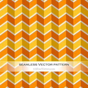 Orange gul sömlös sicksack mönster vektor