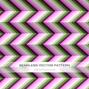 Naadloze patroon met groene en paarse lijnen
