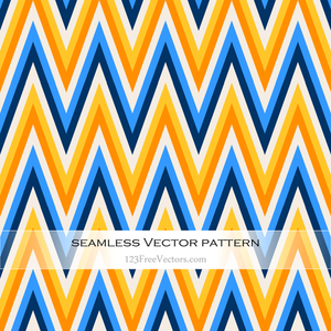 Repetitieve patroon met kleurrijke dubbele punthaken