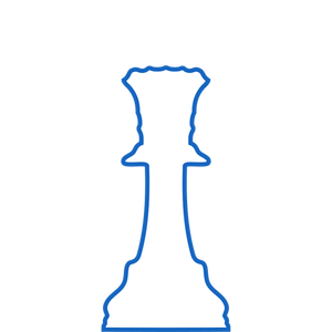 Se indica el símbolo de pieza de ajedrez