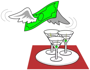 Image de trois martinis