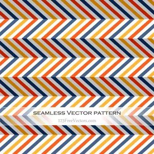 Seamless Pattern With Abstract Chevrons
