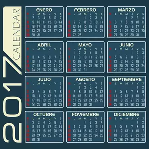 Biru 2017 kalender