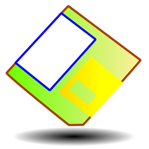 Multi disco floppy vettoriale grafica a colori