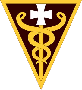 3rd Medical Command sign vector image