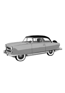 1950er Jahre Rambler Cabrio-Vektor-Bild