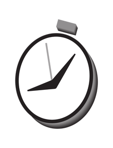 Vector image of timer watch