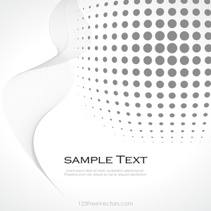 Abstract Grey Halftone Background