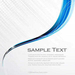 Abstract background with blue trails
