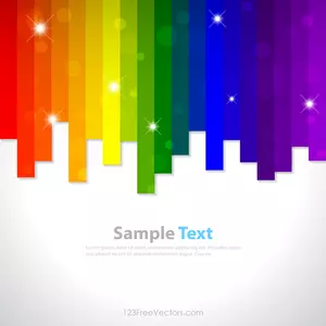 Regenbogen-Hintergrund mit vertikalen Streifen