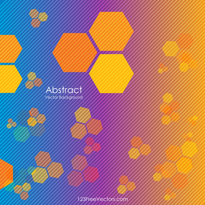 Colorful hexagons