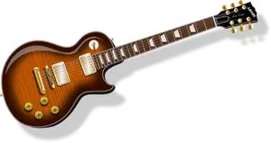 ClipArt vettoriali fotorealistico chitarra di rock classico