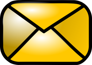Vektor illustration av glänsande gula e-web icon