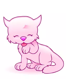Rosa katten
