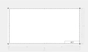 2.1 DIN pagina modello vector ClipArt