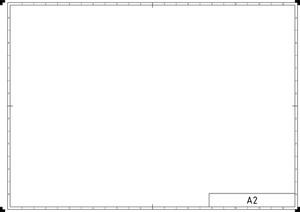 Grafica vettoriale DIN A2 pagina modello